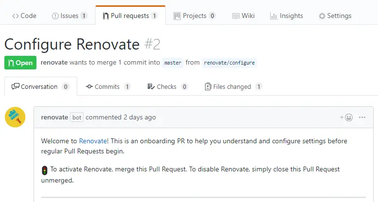 renovate first pull request